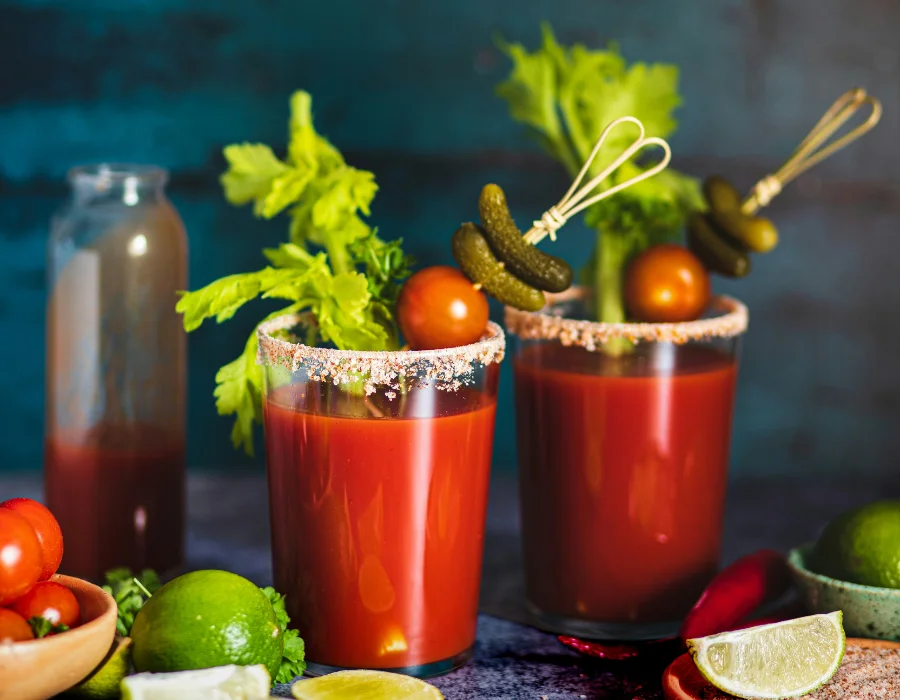 bloody mary vodka shot