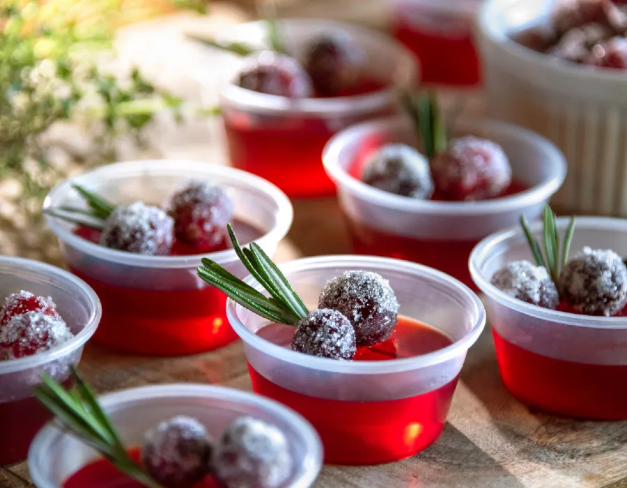 berry flavored vodka jello shots