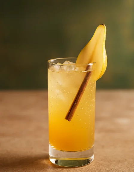 plain vodka Spiced Pear cocktail