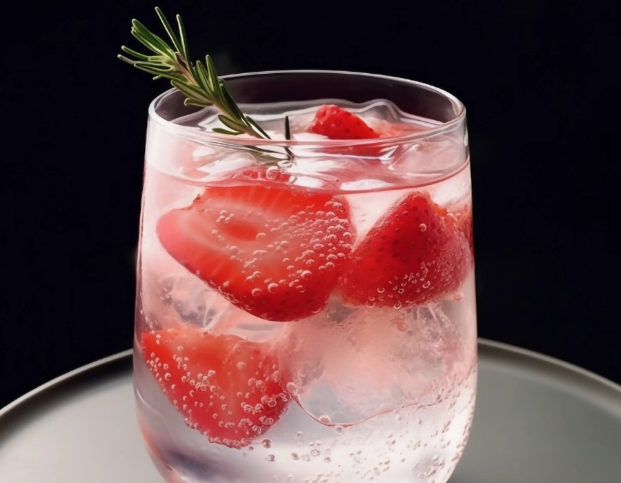 vodka soda infused with fruit