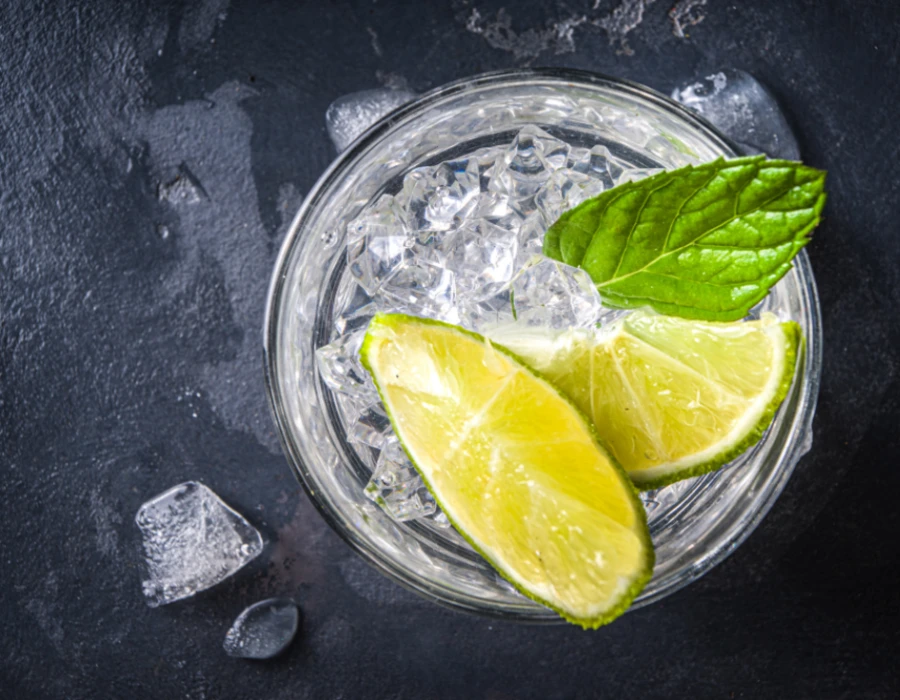 lemon flavored vodka after fermentation process