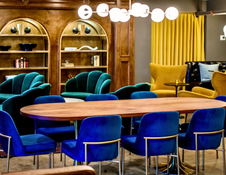 Mezzanine room accommodate events like launches