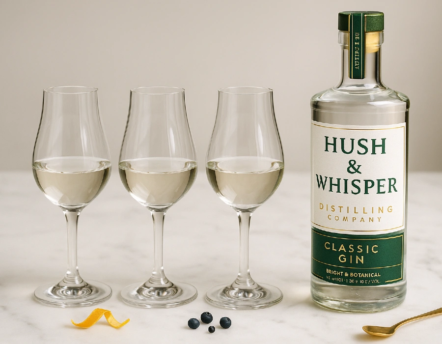 different flavour gins