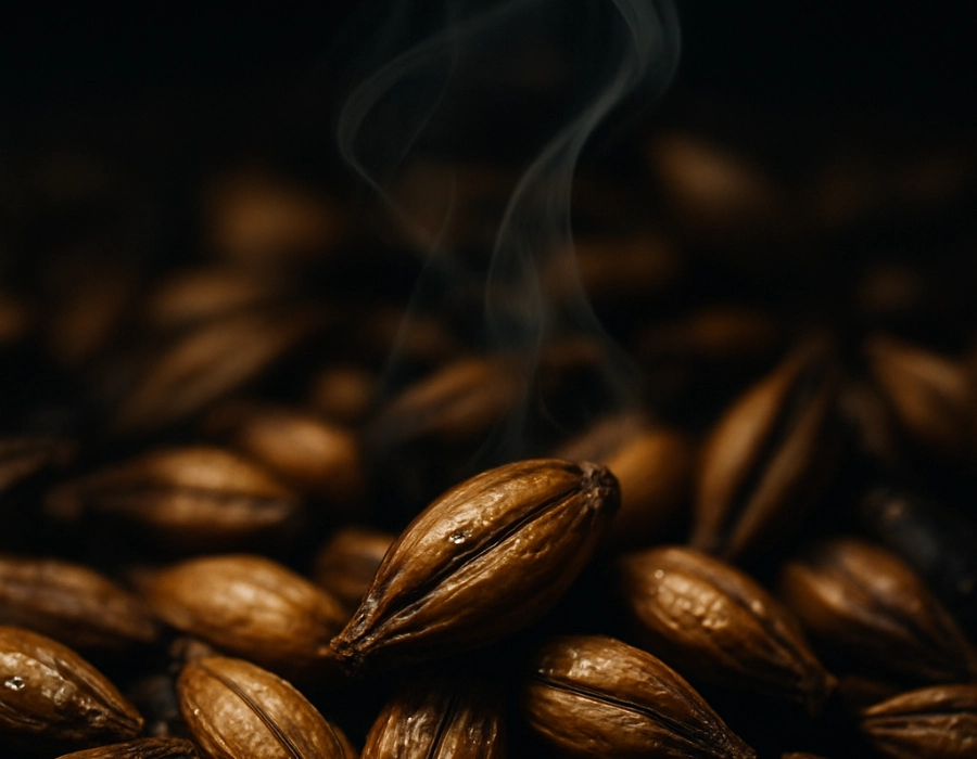 smokey flavour of Peated Barley