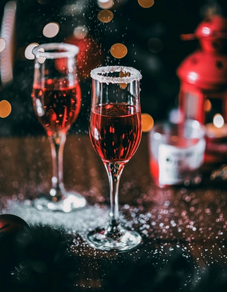 delicious drinks with Christmas vibe