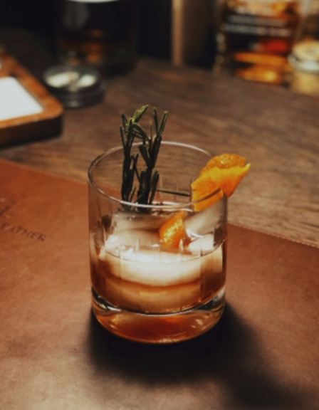 old fashioned with winter spice