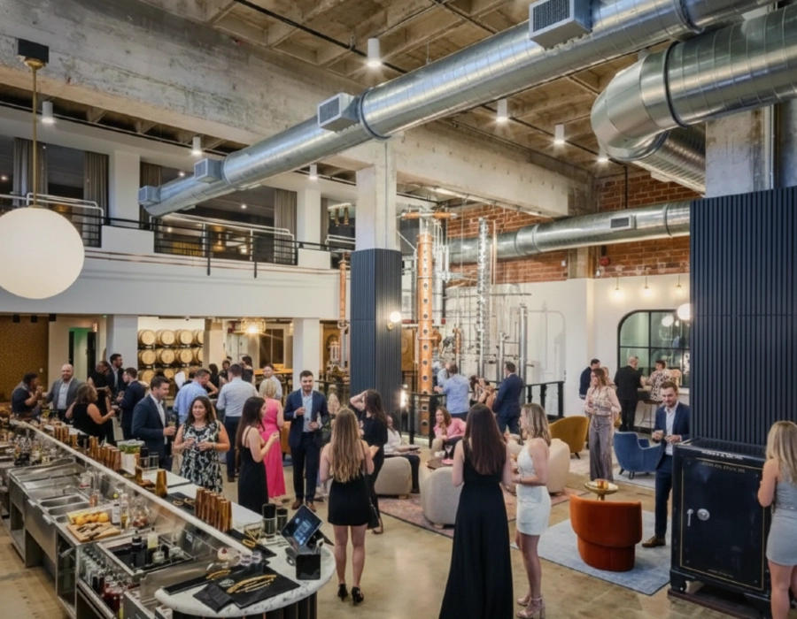 people having fun at hush and whisper