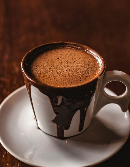 spiked hot chocolate