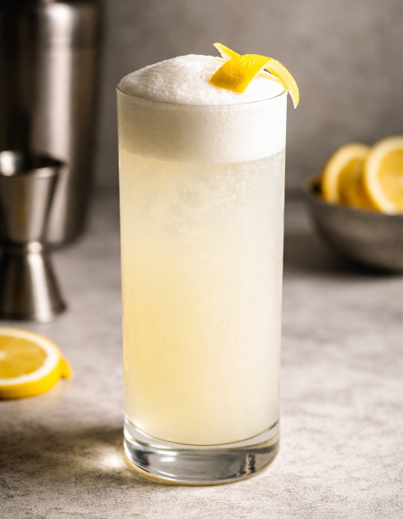 Gin Fizz in a highball