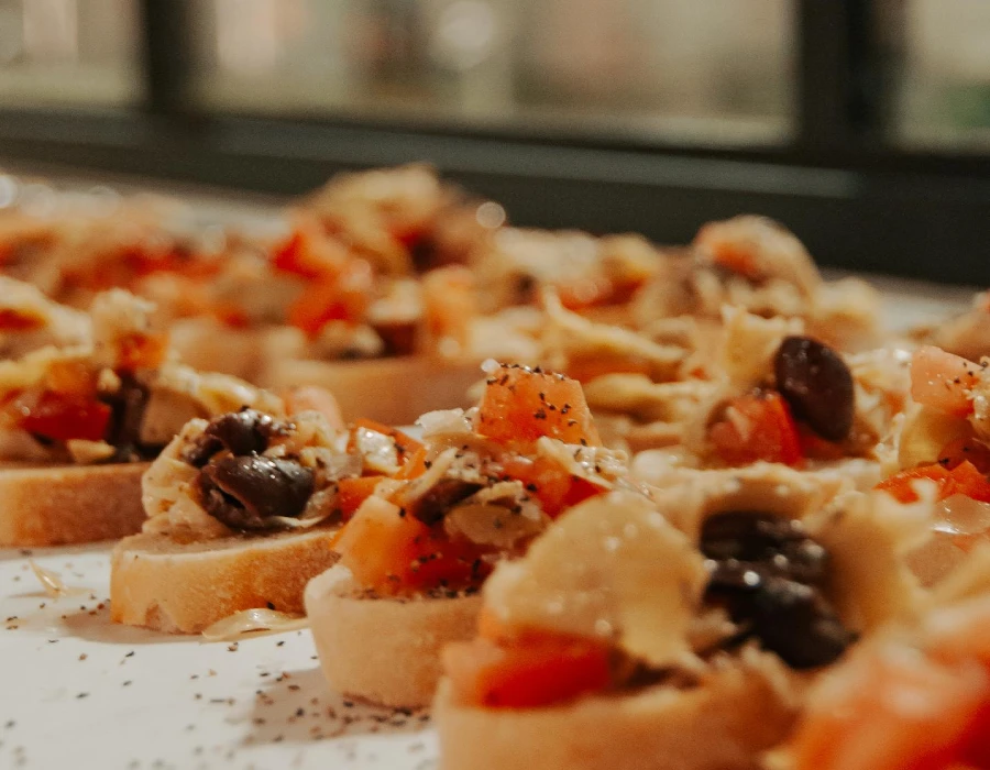 canapes at corporate event