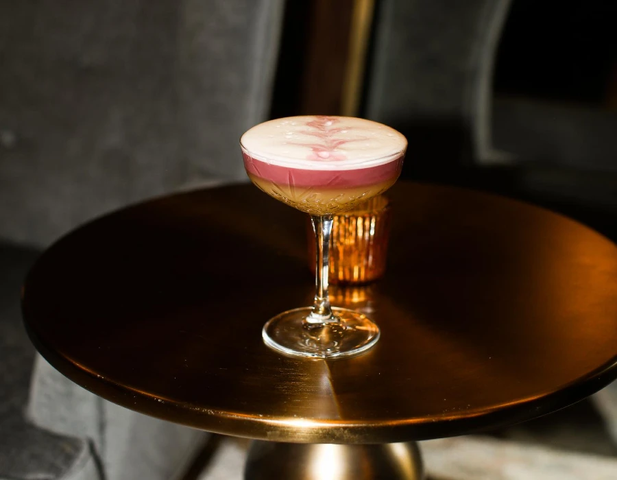 new york sour on copper table