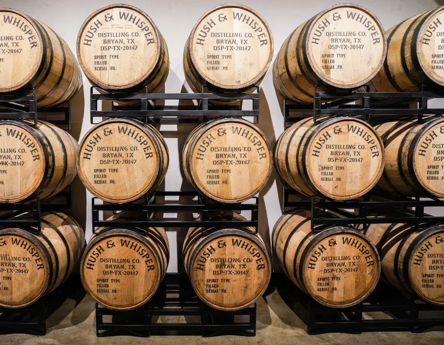 hush and whisper barrels