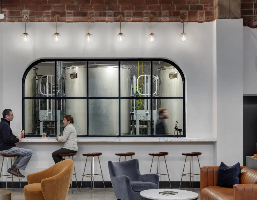 inside hush and whisper distillery
