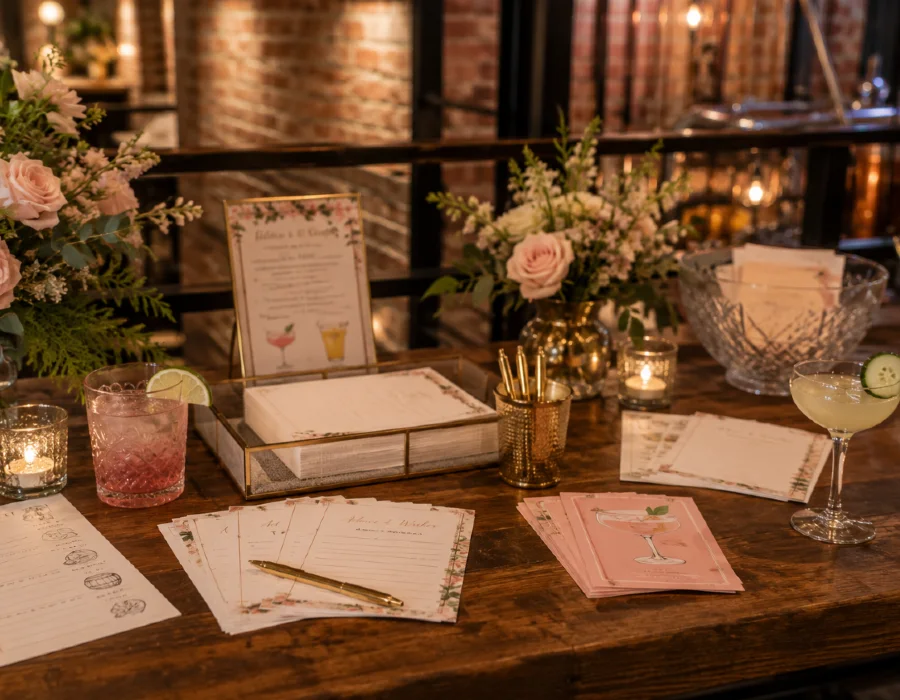Bridal Shower Activity Table