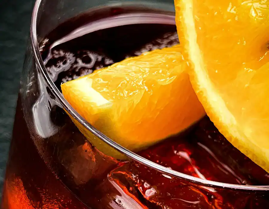 close up of negroni